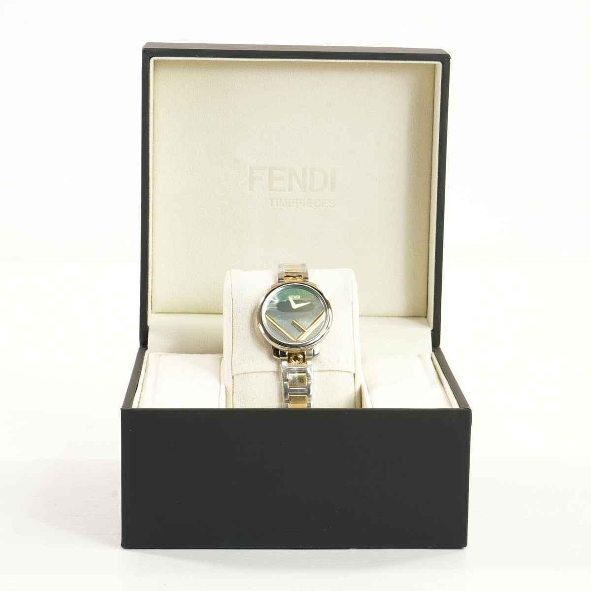 Fendi Run Away Two-Tone Watch 36mm, Full Set