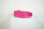 Chanel Hot Pink Quilted Lambskin Classic Double Flap Bag Gold Hardware Medium