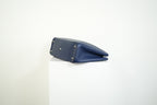 Christion Dior Diorissimo Large Tote Blue Leather Silver Hardware