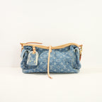 Louis Vuitton Monogram Denim CarryAll Cargo PM Bag Full Set