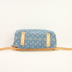 Louis Vuitton Monogram Denim CarryAll Cargo PM Bag Full Set