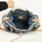 Louis Vuitton Monogram Denim CarryAll Cargo PM Bag Full Set