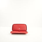 Louis Vuitton Red Epi Leather Long Zippy Wallet
