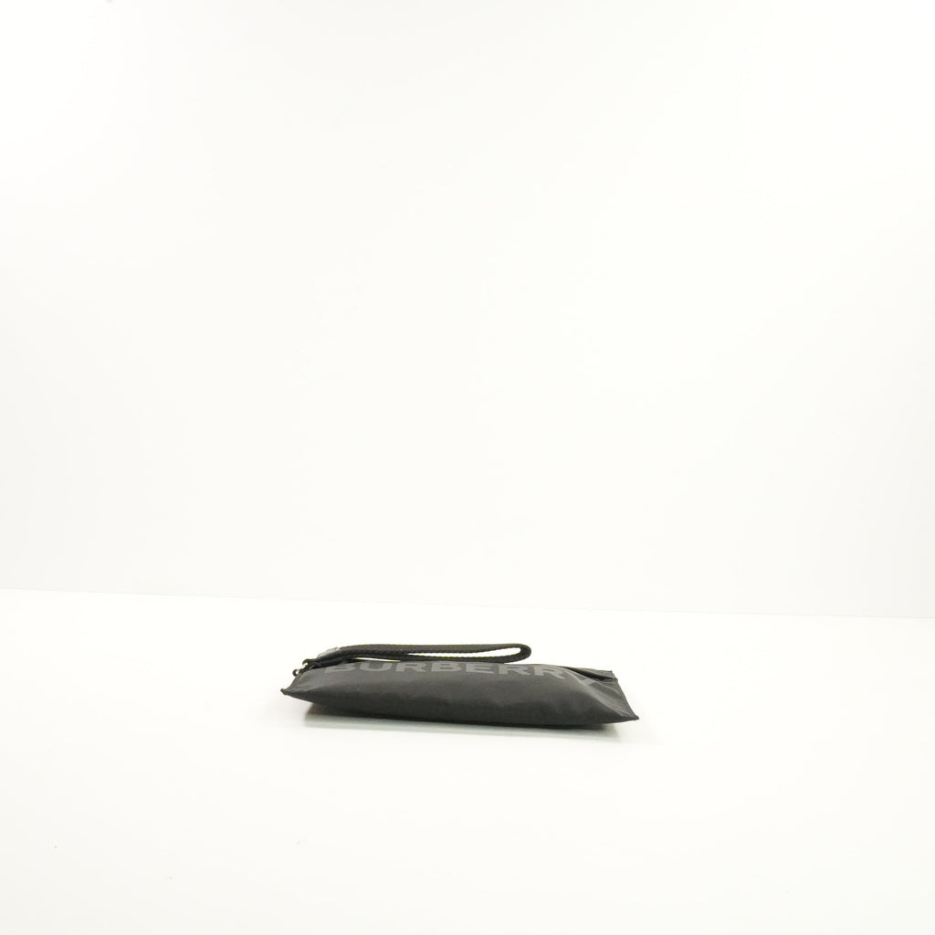 Burberry Logo Nylon Black Pouch
