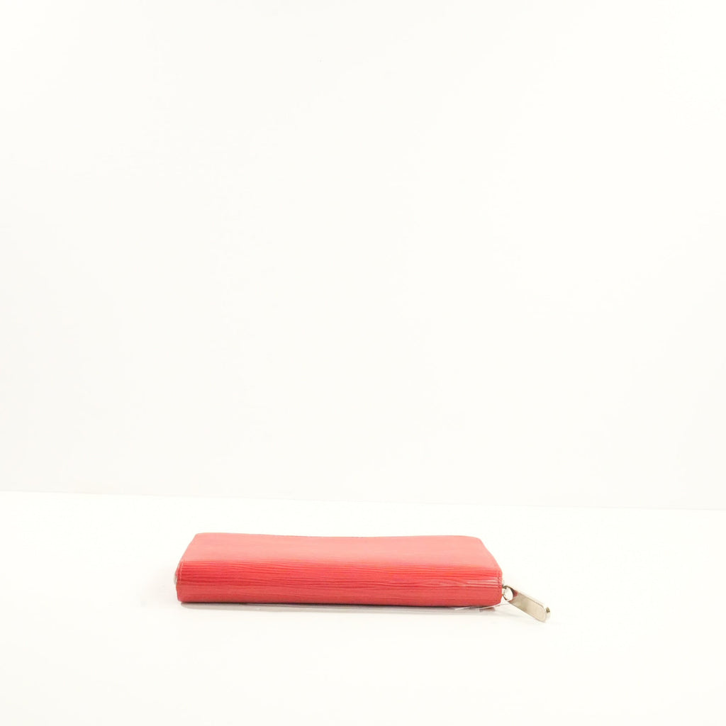 Louis Vuitton Red Epi Leather Long Zippy Wallet