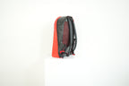 Christian Louboutin Black Leather Backpack Red Spiked Trim