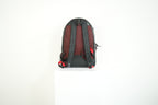 Christian Louboutin Black Leather Backpack Red Spiked Trim