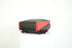 Christian Louboutin Black Leather Backpack Red Spiked Trim