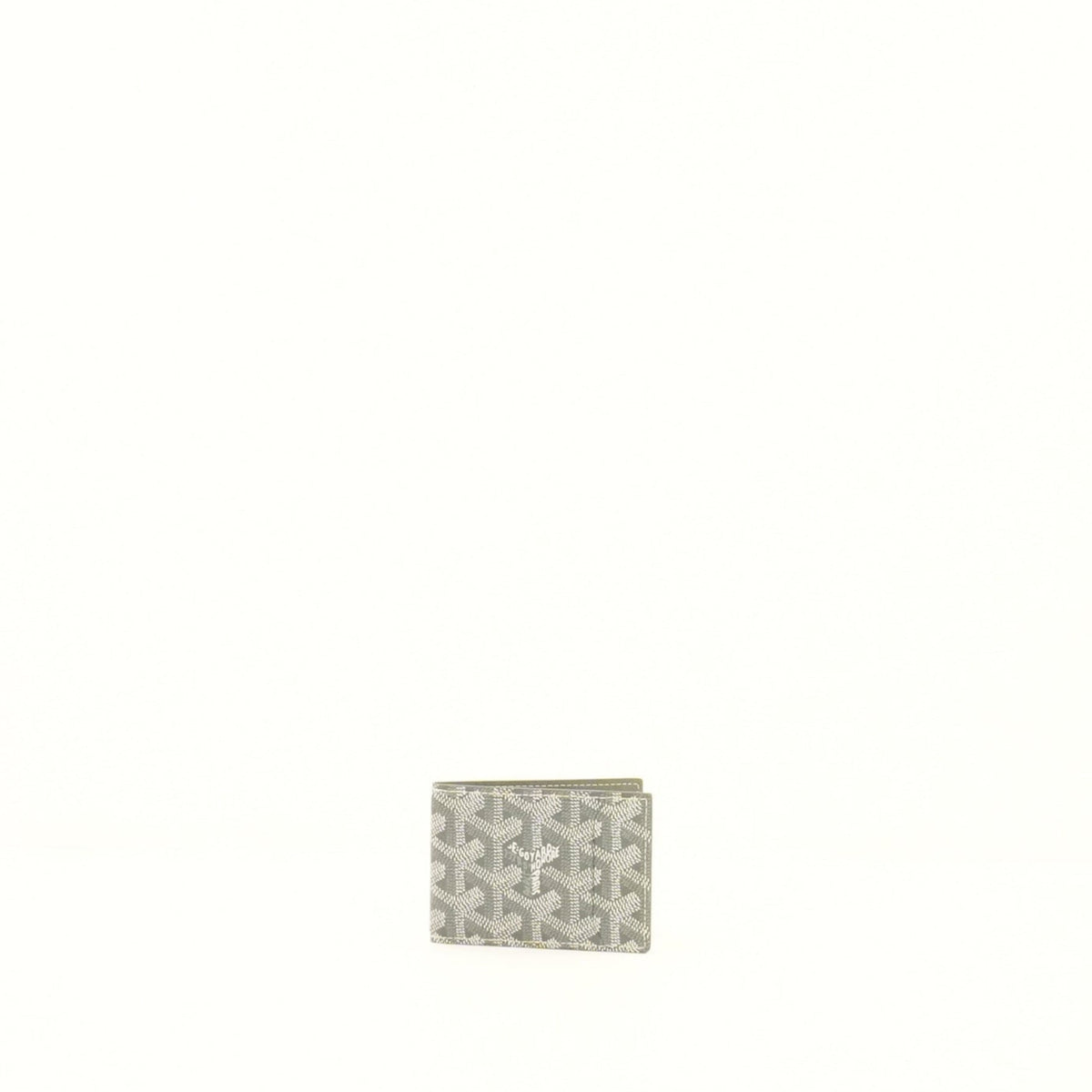 Goyard Grey Goyardine Canvas Bifold Wallet