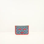 Louis Vuitton x Takashi Murakami Monogram Denim Cerises Neverfull Inside Out BB , Full Set W/Bag