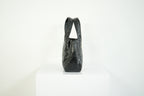 Prada Black Padded Nappa Leather Tote Bag Gold Logo Handbag