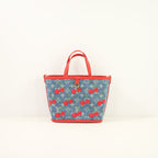 Louis Vuitton x Takashi Murakami Monogram Denim Cerises Neverfull Inside Out BB , Full Set W/Bag