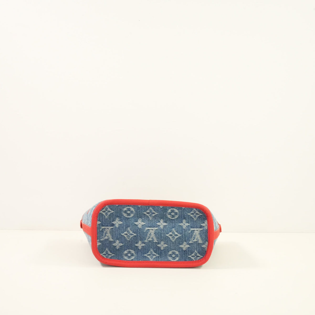 Louis Vuitton x Takashi Murakami Monogram Denim Cerises Neverfull Inside Out BB , Full Set W/Bag