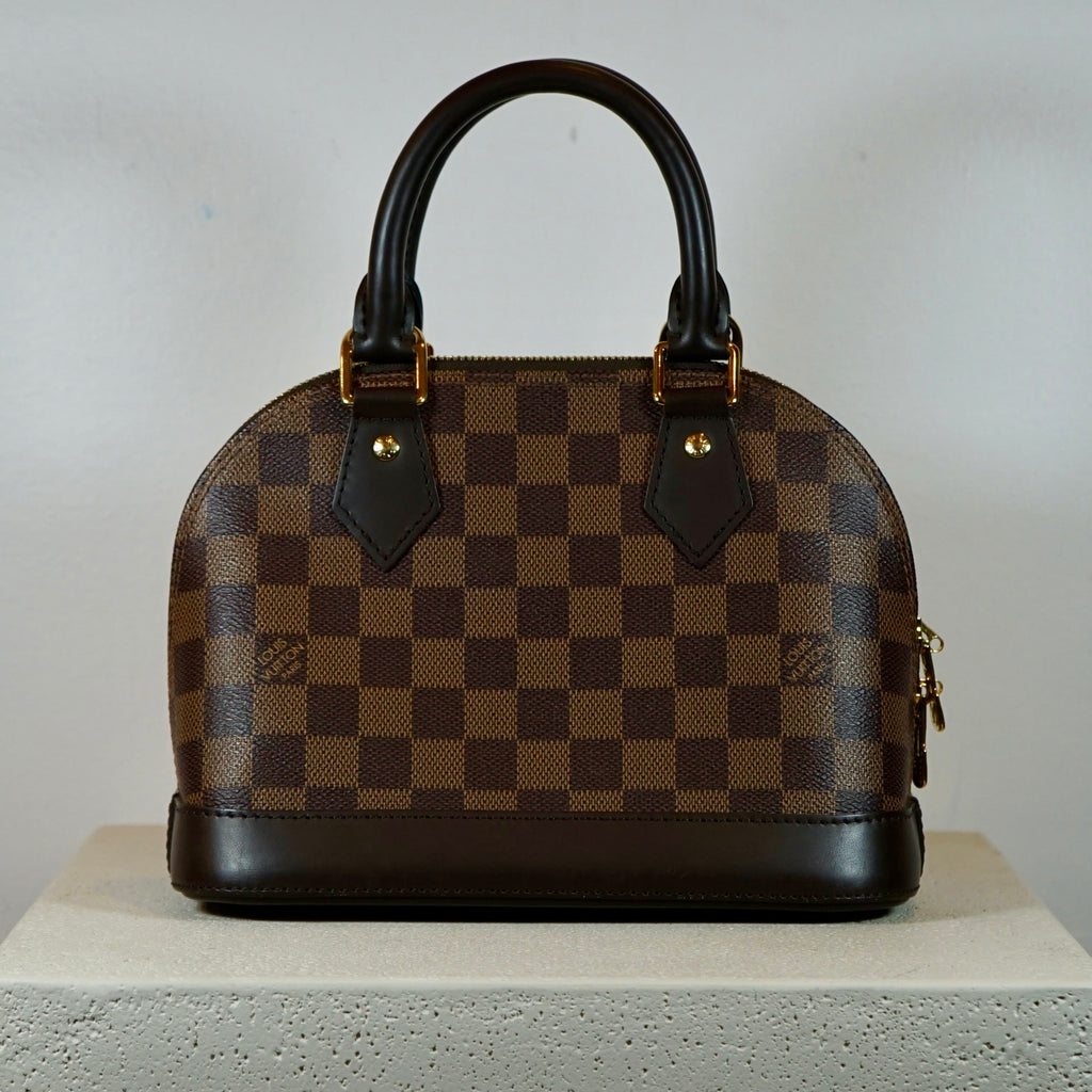 Louis Vuitton Damier Ebene Alma BB Handbag