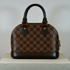 Louis Vuitton Damier Ebene Alma BB Handbag