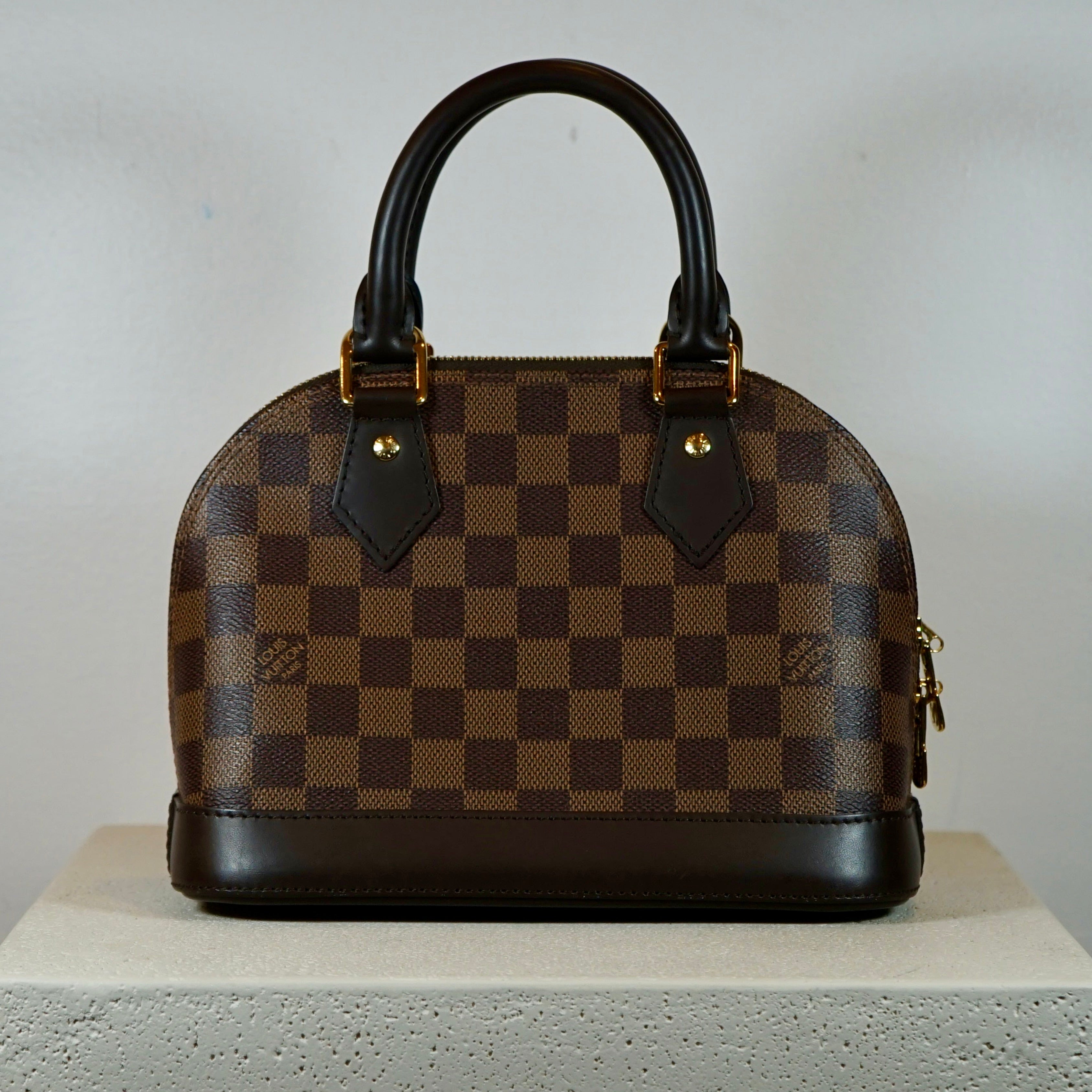 Louis Vuitton Damier Ebene Alma BB Handbag