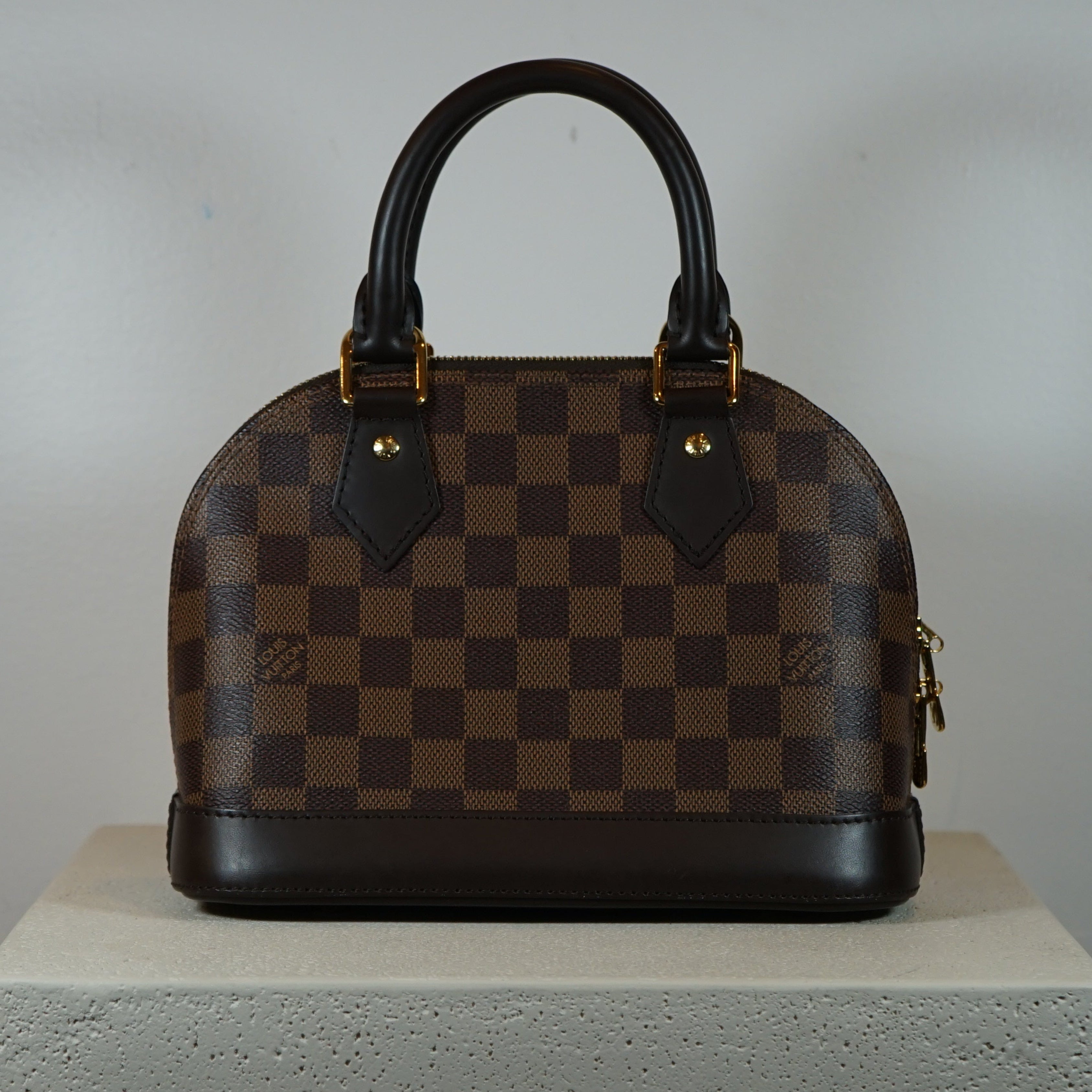 Louis Vuitton Damier Ebene Alma BB Handbag