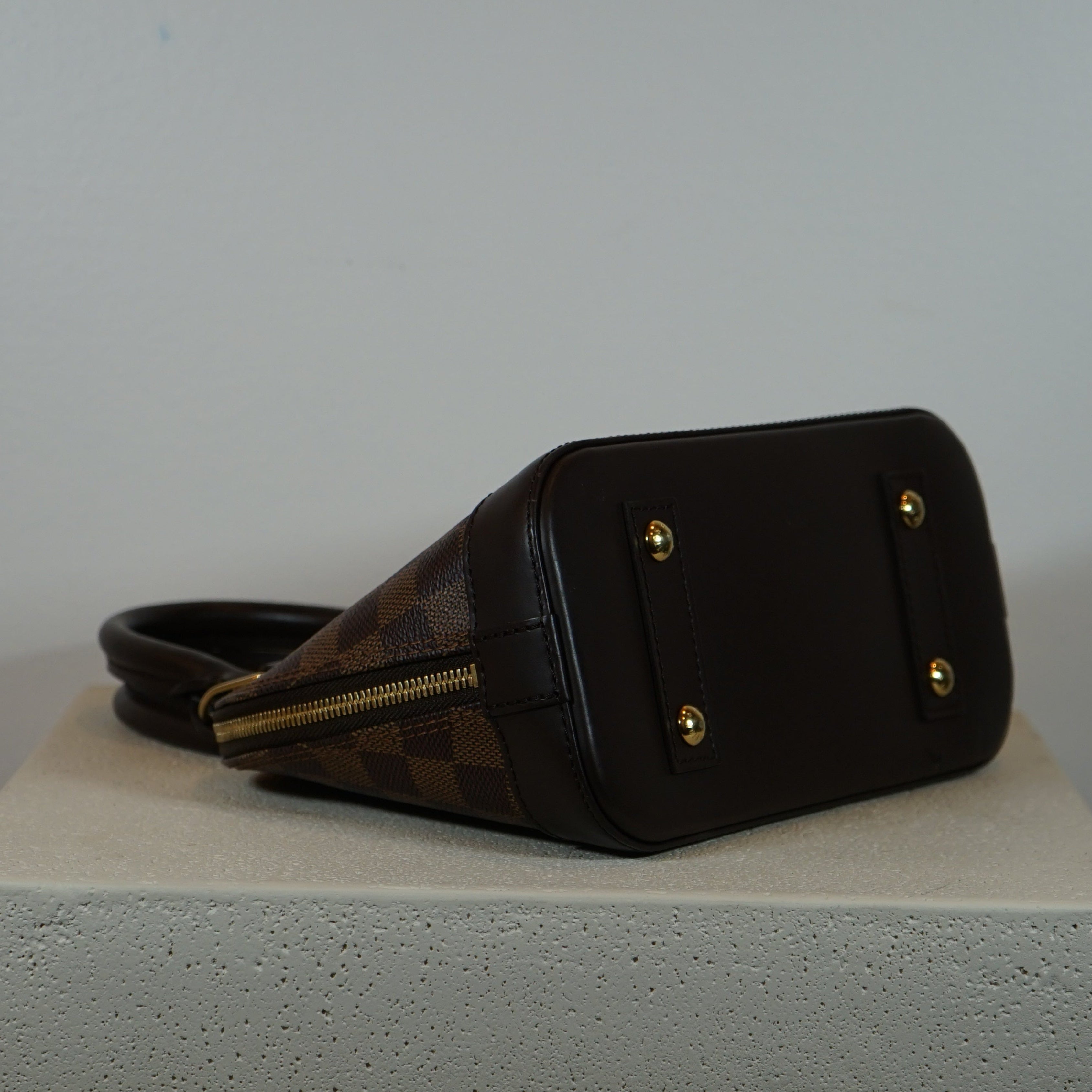 Louis Vuitton Damier Ebene Alma BB Handbag