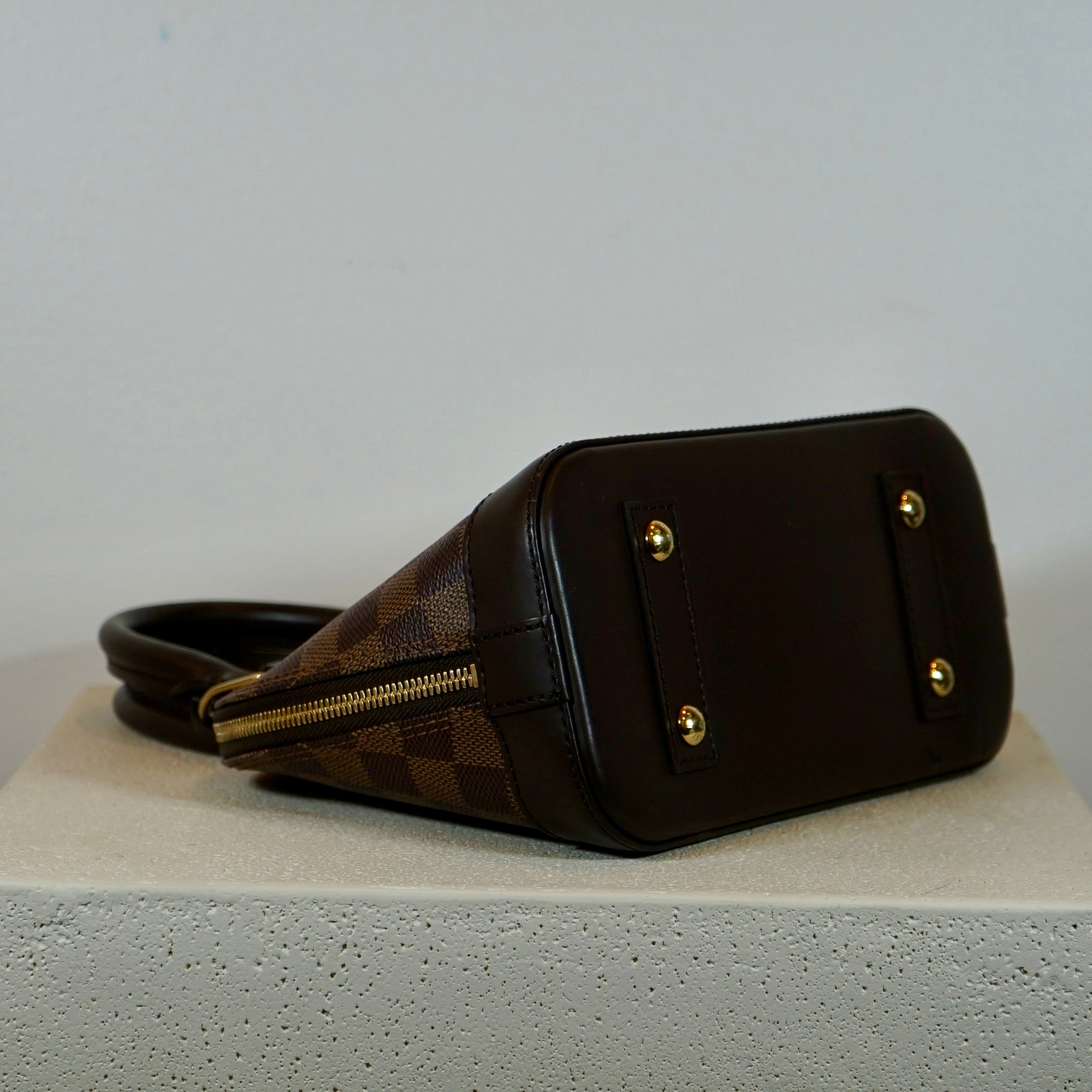 Louis Vuitton Damier Ebene Alma BB Handbag