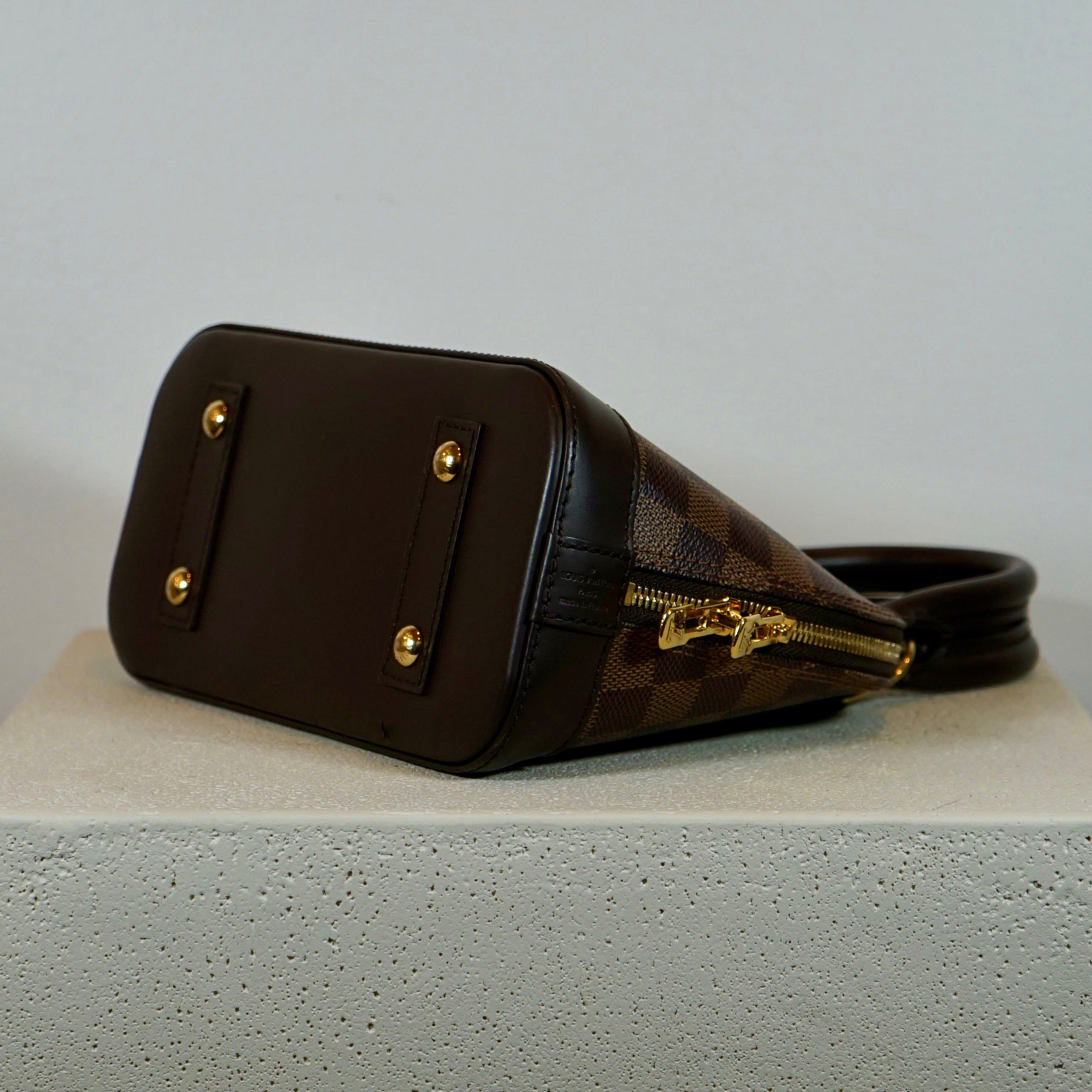 Louis Vuitton Damier Ebene Alma BB Handbag