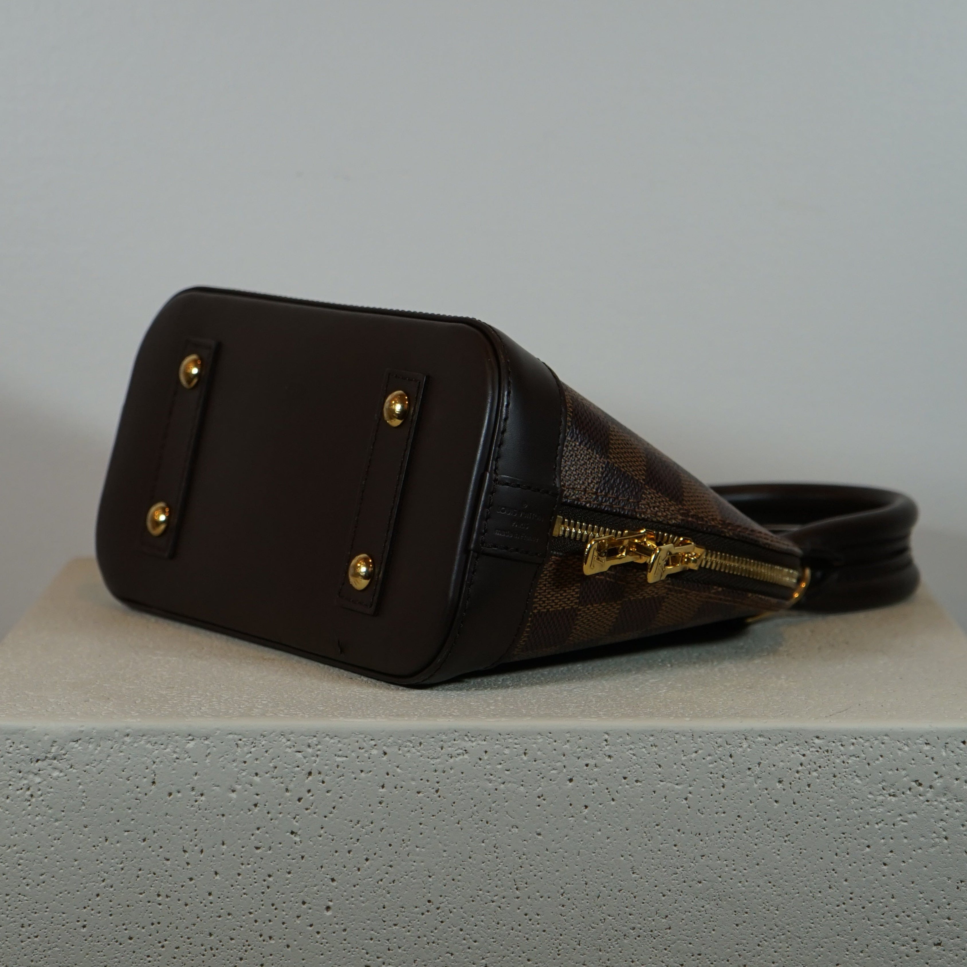 Louis Vuitton Damier Ebene Alma BB Handbag