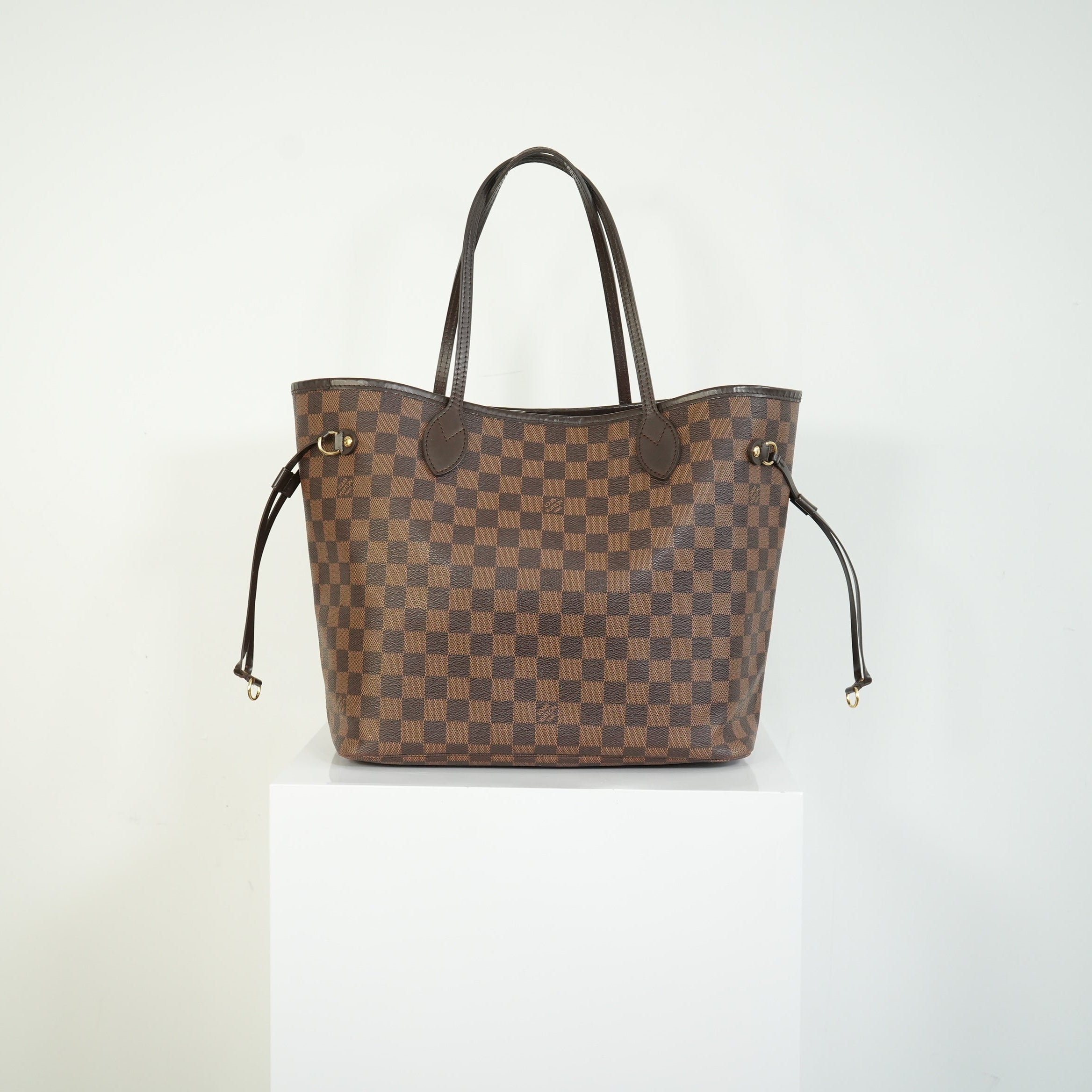 Louis Vuitton Neverfull Damier Ebene Tote Bag Brown Shoulder Bag