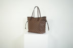 Louis Vuitton Neverfull Damier Ebene Tote Bag Brown Shoulder Bag