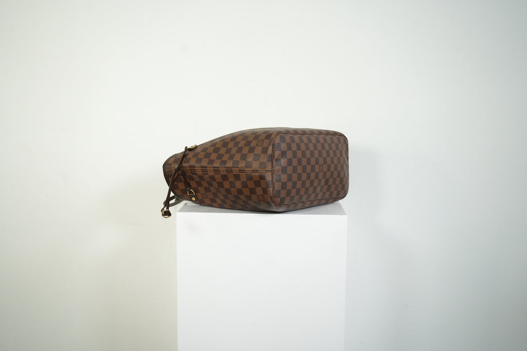 Louis Vuitton Neverfull Damier Ebene Tote Bag Brown Shoulder Bag