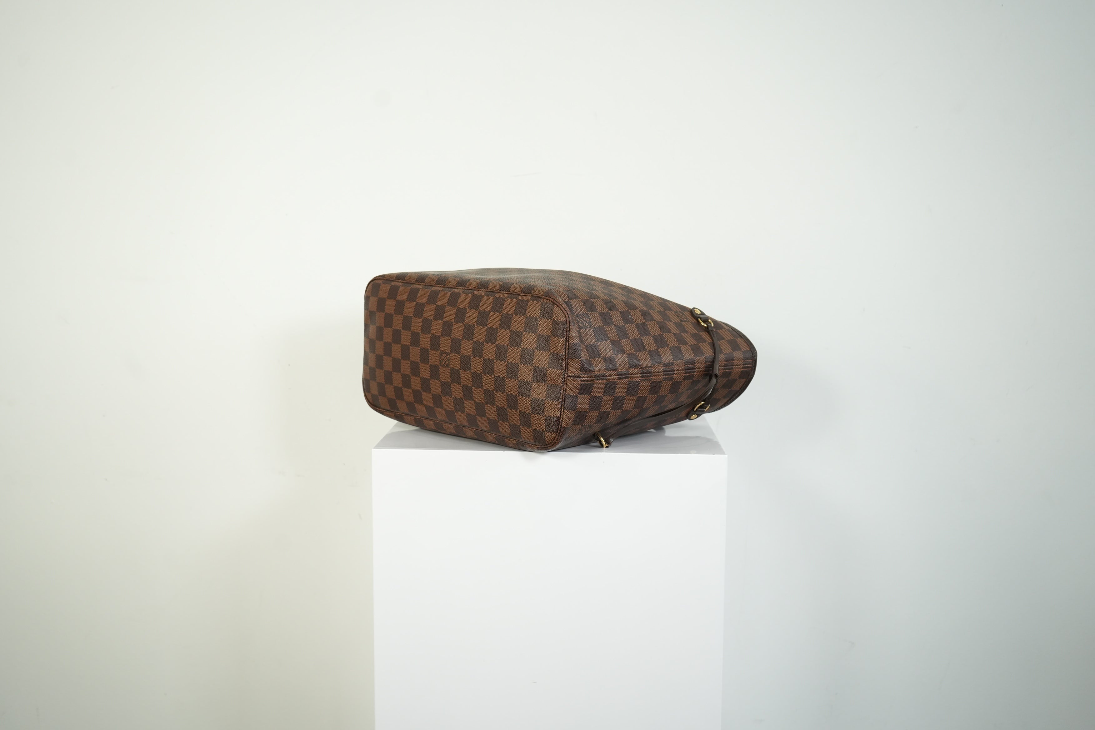 Louis Vuitton Neverfull Damier Ebene Tote Bag Brown Shoulder Bag