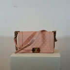 Chanel Medium Blush Pink Boy Bag