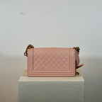 Chanel Medium Blush Pink Boy Bag