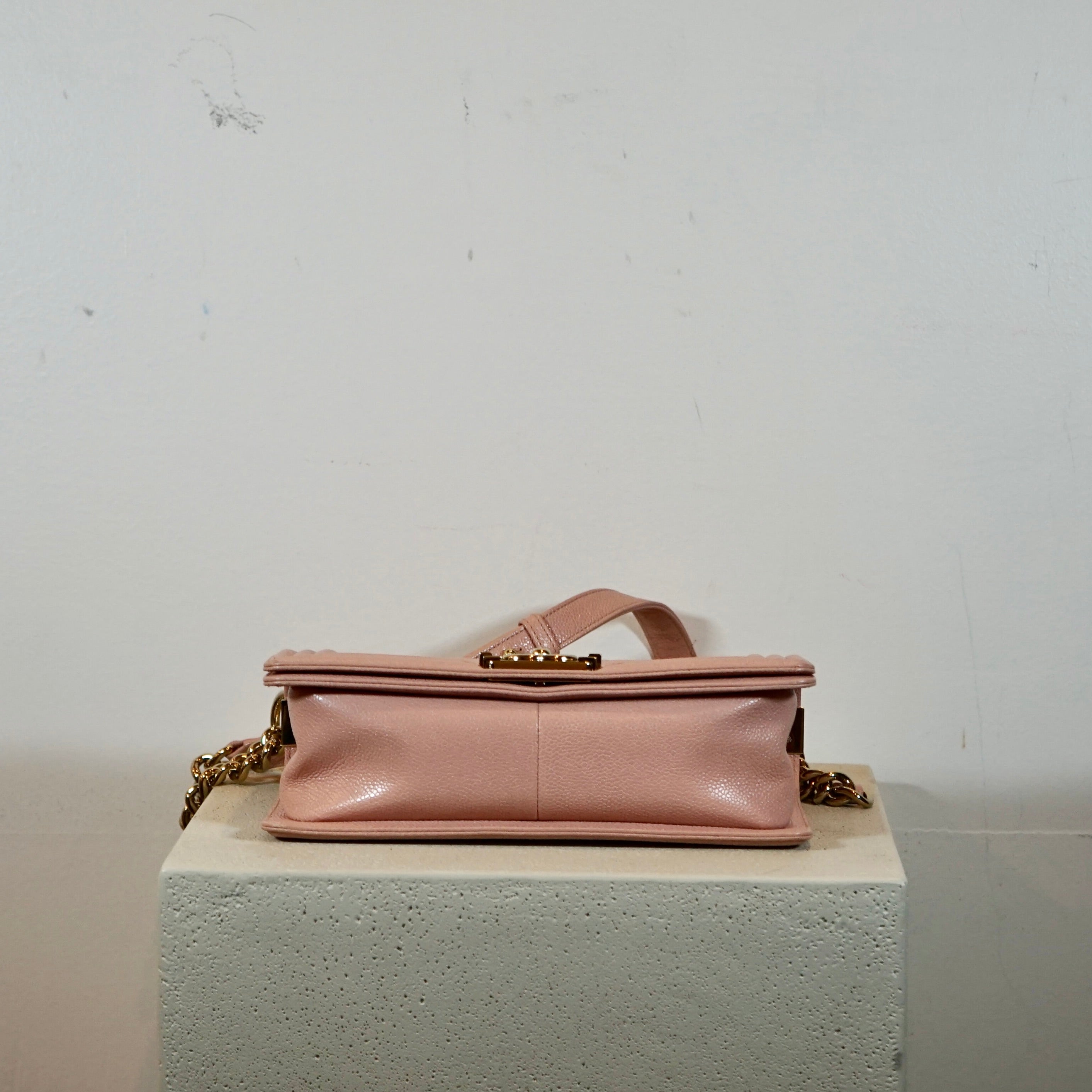 Chanel Medium Blush Pink Boy Bag
