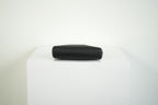 Christian Louboutin Loubifunk Black Leather Spiked Wristlet Clutch Pouch