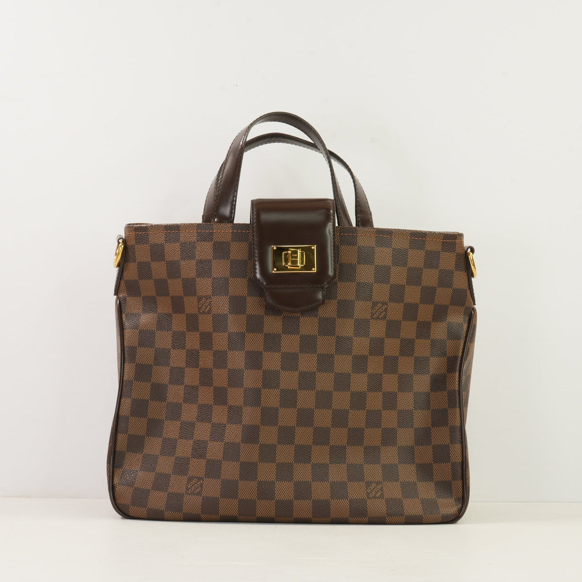 Louis Vuitton Damier Ebene Cabas Rosebery Tote Bag (Strap & Dustbag)