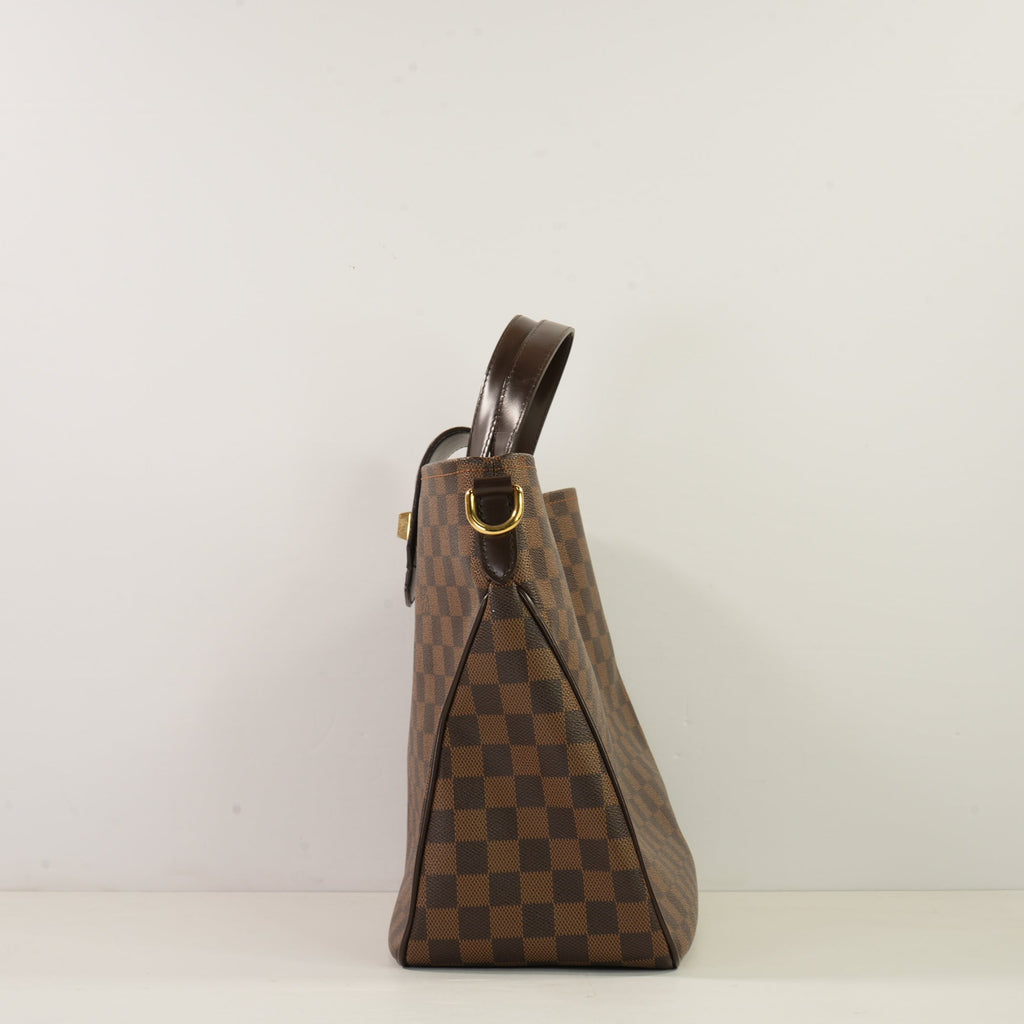 Louis Vuitton Damier Ebene Cabas Rosebery Tote Bag (Strap & Dustbag)