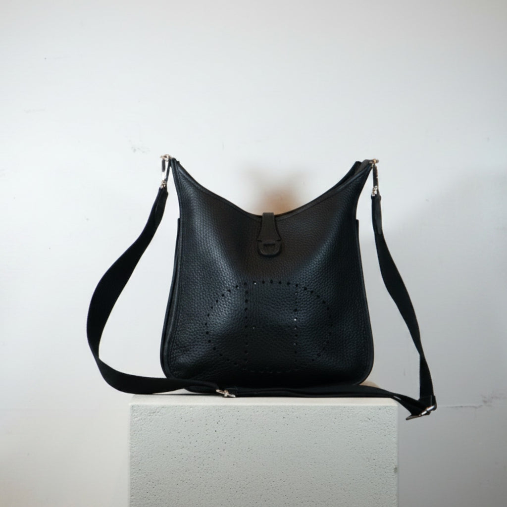 Hermes Grey Evelyne 29 PM Crossbody Bag
