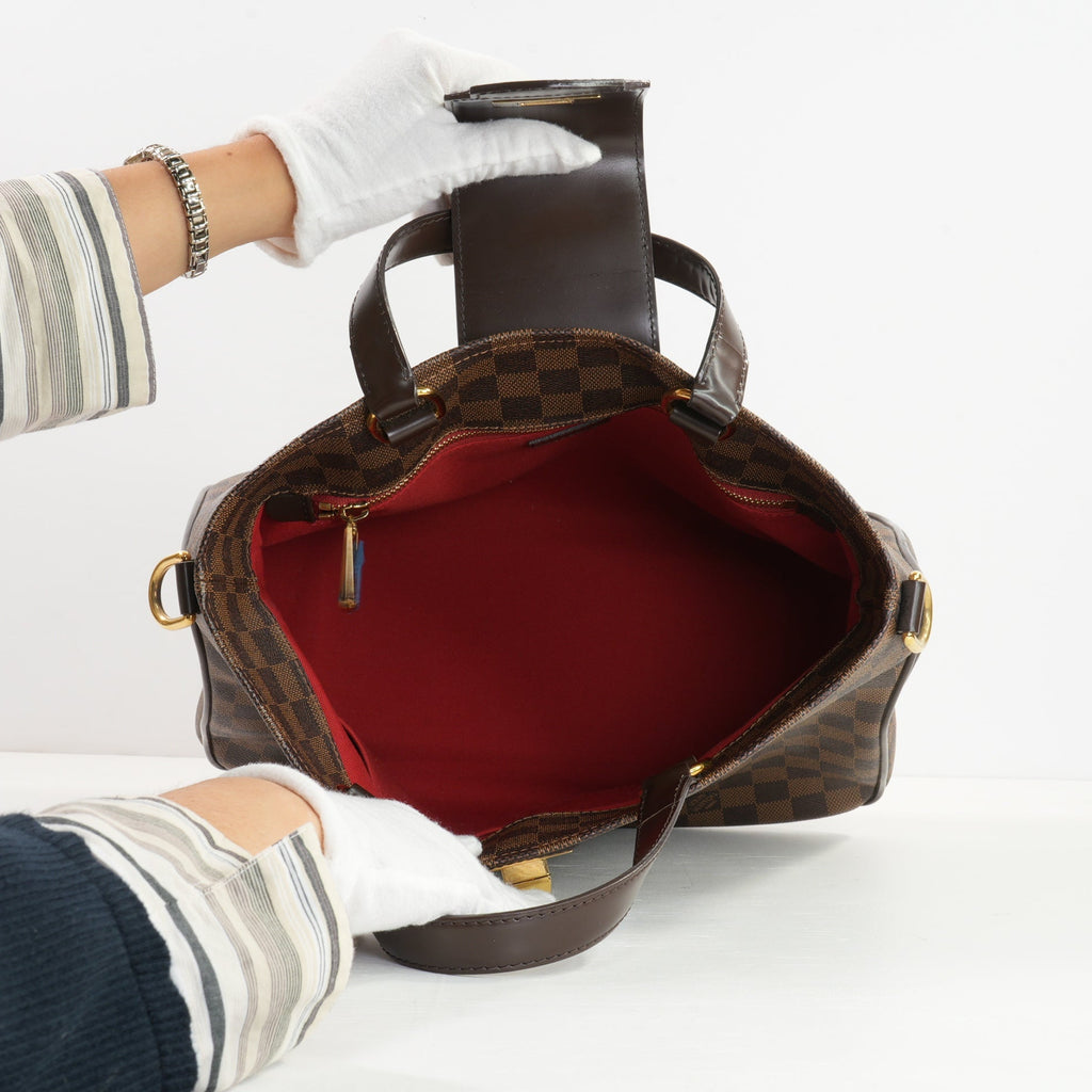 Louis Vuitton Damier Ebene Cabas Rosebery Tote Bag (Strap & Dustbag)