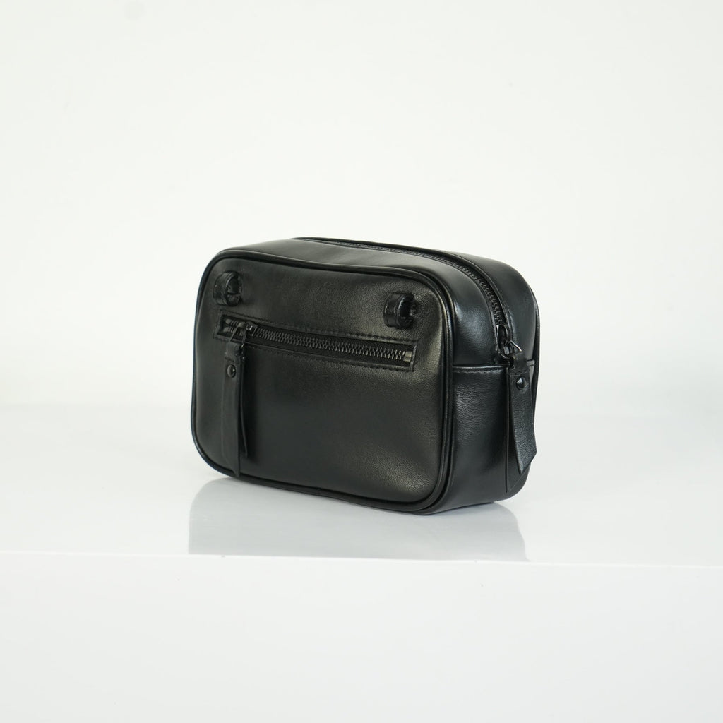 Saint Laurent Lou Camera Bag Black Chevron Quilted Leather Black Hardware