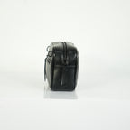 Saint Laurent Lou Camera Bag Black Chevron Quilted Leather Black Hardware
