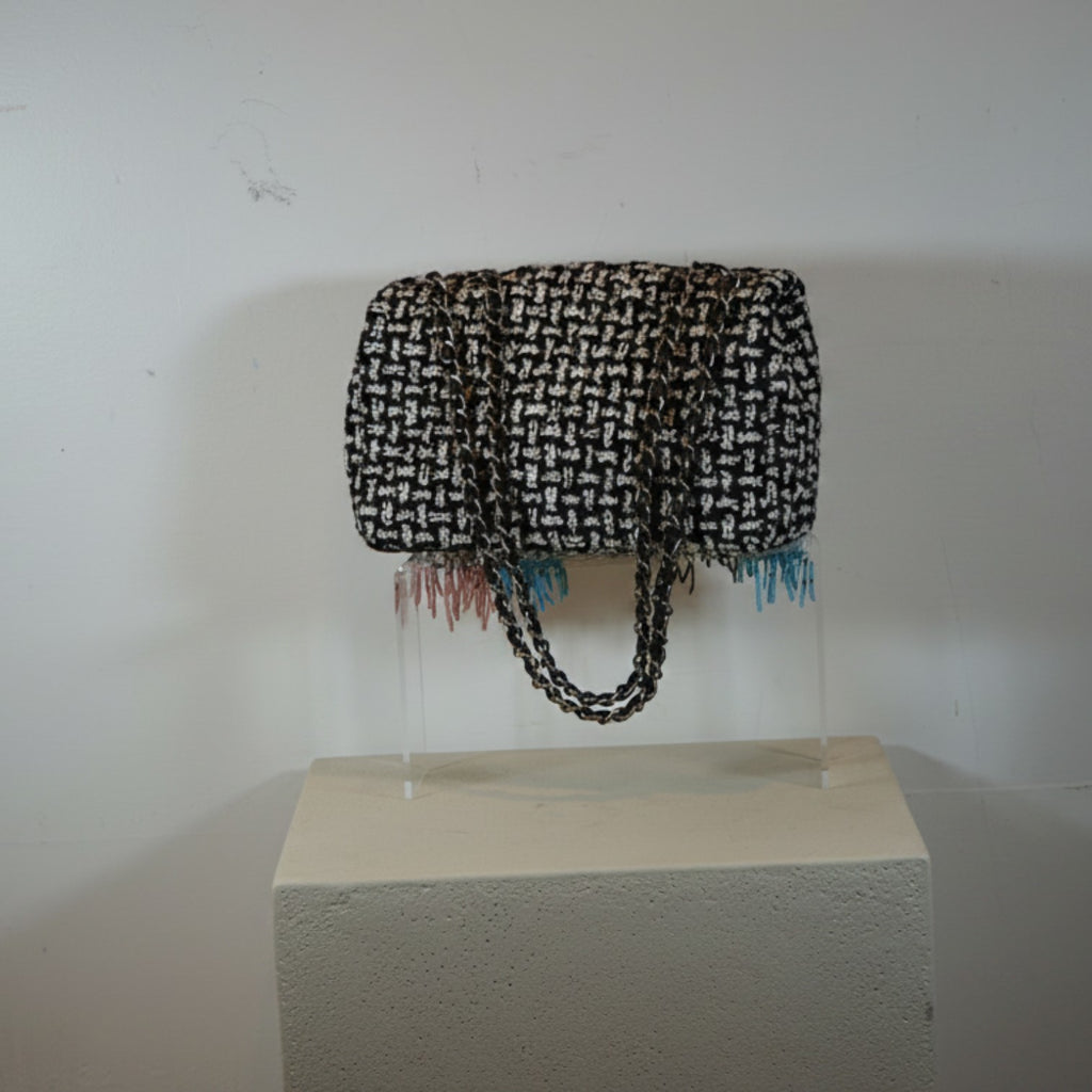 Chanel Metiers D'Art Classic Tweed Flap Bag