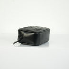 Saint Laurent Lou Camera Bag Black Chevron Quilted Leather Black Hardware