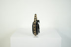 Chanel Lambskin Black Quilted RND Camellia Mini Clutch
