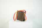Louis Vuitton Pallas Clutch Monogram Canvas Pink Leather Shoulder Bag
