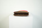 Louis Vuitton Pallas Clutch Monogram Canvas Pink Leather Shoulder Bag