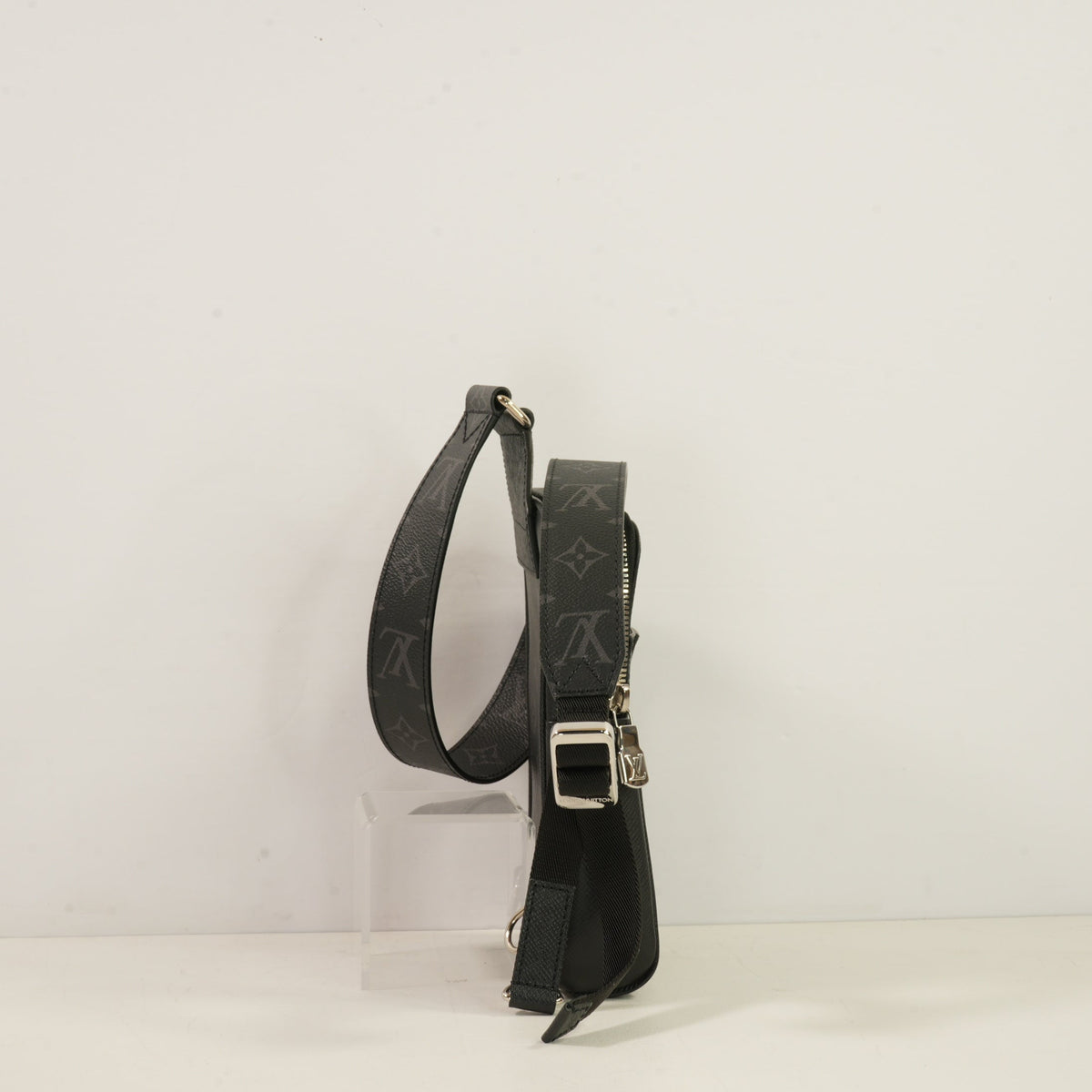 Louis Vuitton Black Taigagrama Outdoor Sling Bag (Full Set)