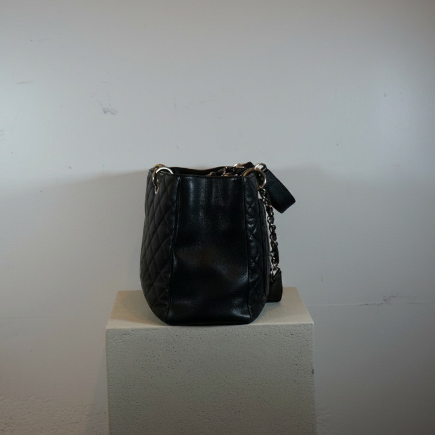 Chanel Black Caviar Grand Shopping Tote