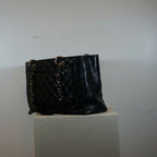 Chanel Black Caviar Grand Shopping Tote