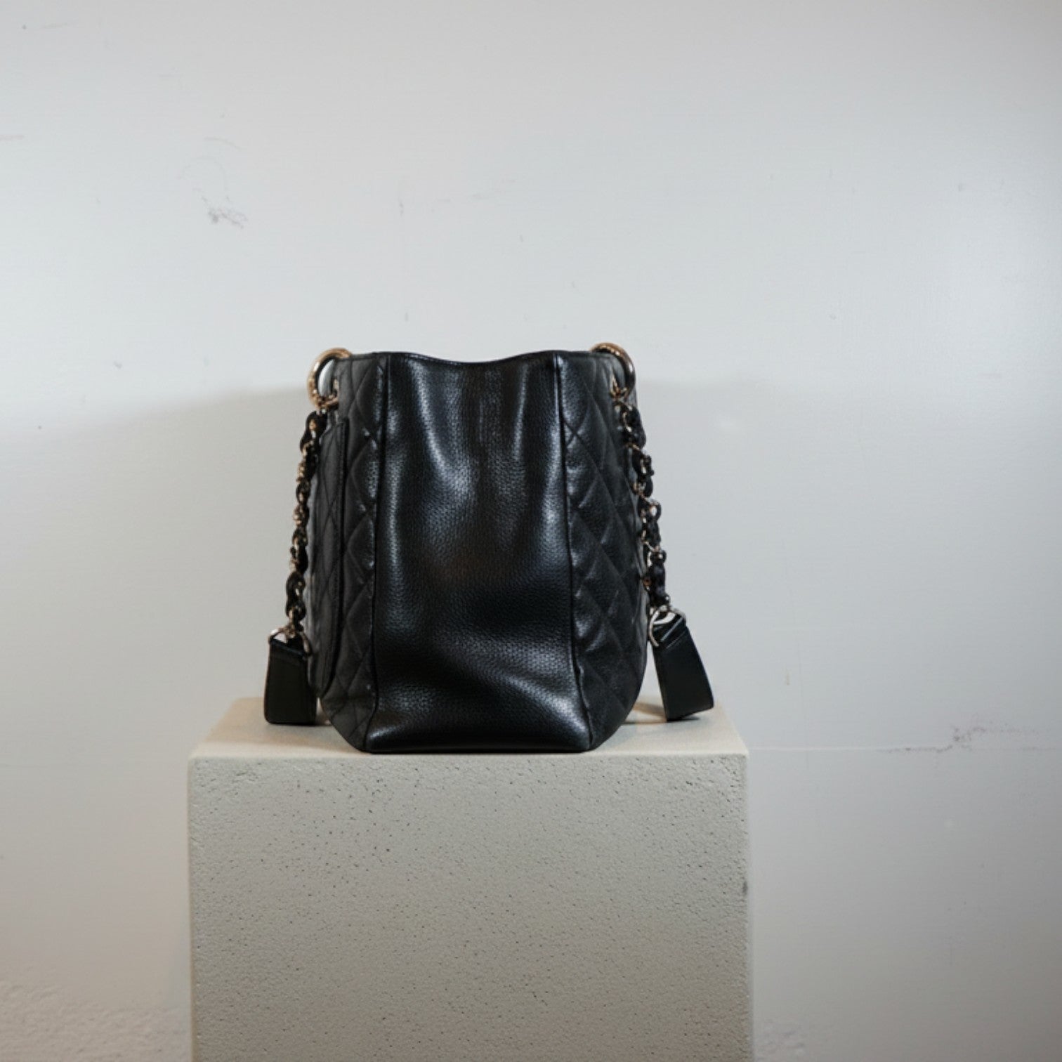 Chanel Black Caviar Grand Shopping Tote