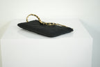 Prada Quilted Nylon Wallet On Chain Bag Black Triangle Logo Clutch