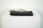 Prada Quilted Nylon Wallet On Chain Bag Black Triangle Logo Clutch